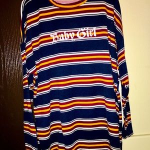 “BabyGirl” Long Sleeve T-Shirt Dress